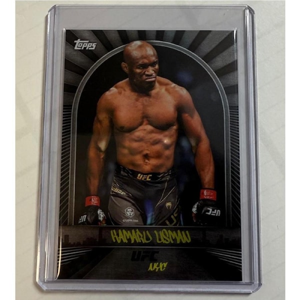 2024 Topps UFC NYC - KAMARU USMAN BASE CARD #30