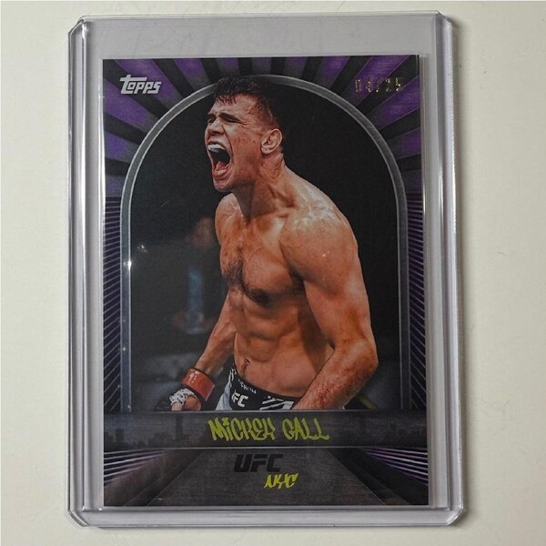 2024 TOPPS UFC NYC - MICKEY GALL Purple 04/25 #15
