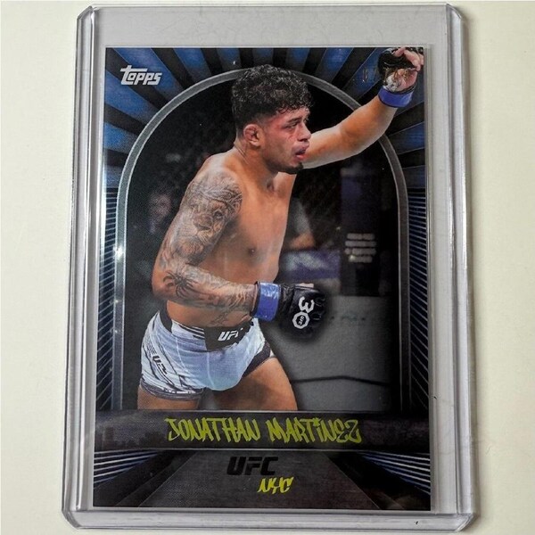 2024 TOPPS UFC NYC - JONATHAN MARTINEZ Blue 02/49 #7