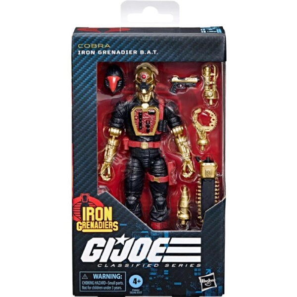 G.I.Joe Classified Series - Cobra Iron Grenadier B.A.T Action Figure