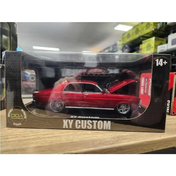 DDA Candy Red XY Custom Ford 1:24 Scale Diecast Vehicle DDA2492