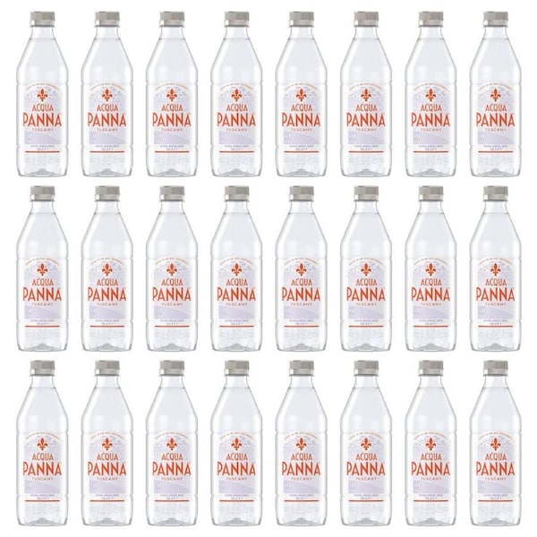 24PK Acqua Panna Premium Italian Still Mineral Water w/Plastic PET Bottle 500ml