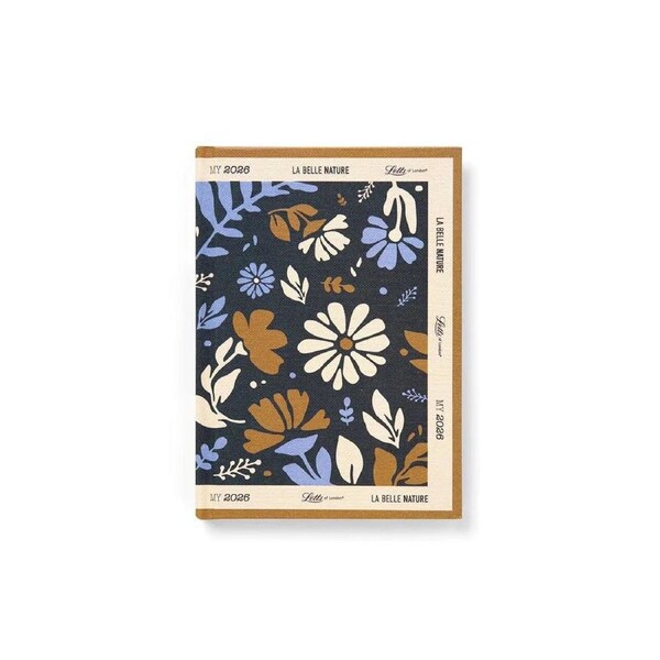 2026 Diary Letts of London La Belle Nature A6 Day to Page w/ Appointments Blue 082567