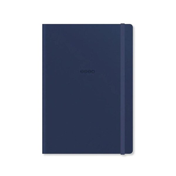 2026 Diary Letts of London Edge A5 Week to View w/ Notes Navy 081951
