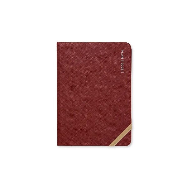 2026 Diary Letts of London Serene A6 Week to View Burgundy 082502