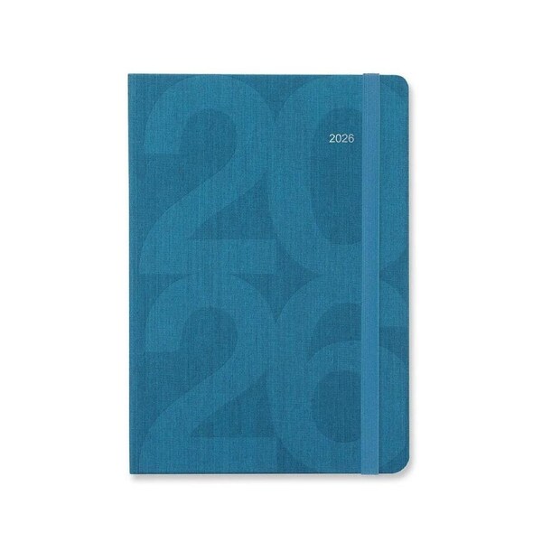 2026 Diary Letts of London Block A5 Week to View Turquoise 081671