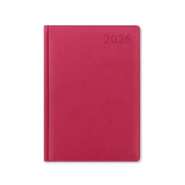2026 Diary Letts of London Verona A5 Week to View Pink 080449