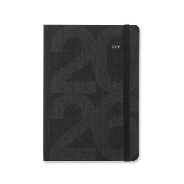 2026 Diary Letts of London Block A5 Week to View Black 081673