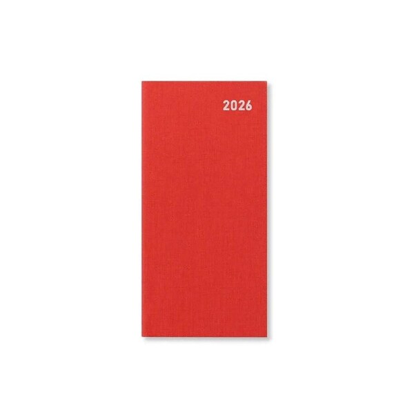 2026 Diary Letts of London Principal Slim Week to Page Red TP7SRD