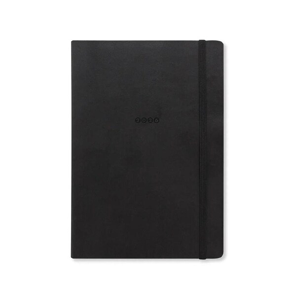 2026 Diary Letts of London Edge A5 Week to View w/ Notes Black 080227