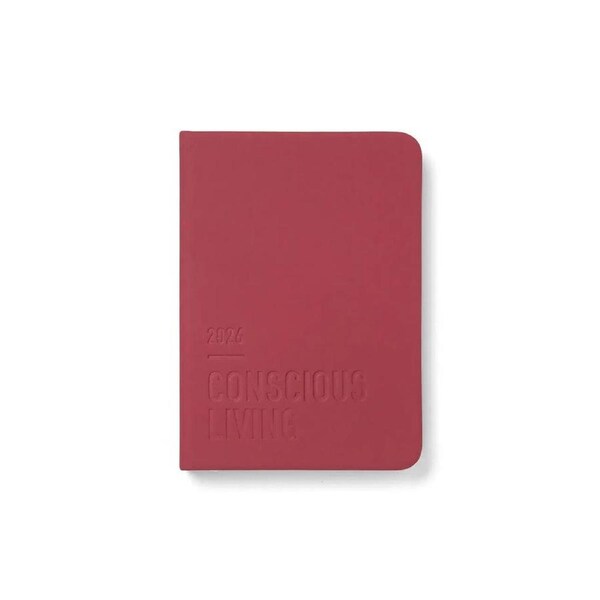 2026 Diary Letts of London Conscious Evergreen A6 Week to View Berry 082556