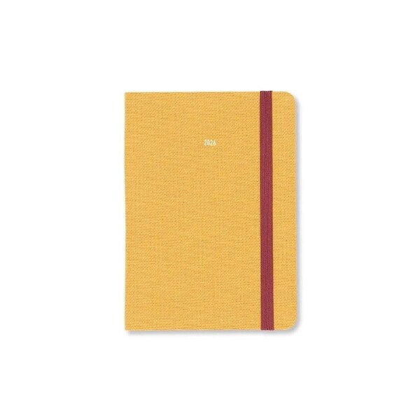 2026 Diary Letts of London Raw A6 Week to View Mustard 082314