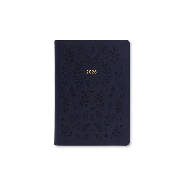 2026 Diary Letts of London Woodland A6 Week to View Navy 082171