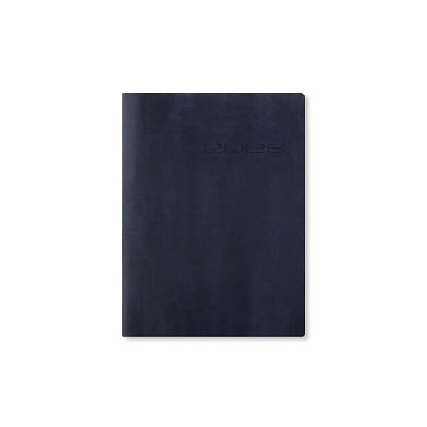 2026 Diary Letts of London Lecassa A6+ Day to Page w/ Appointments Navy 081741