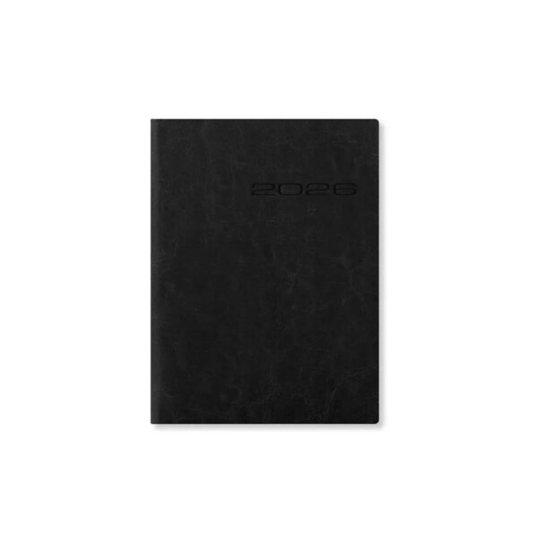 2026 Diary Letts of London Lecassa A6+ Week to View Black 080407