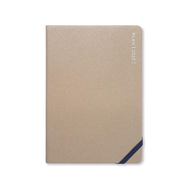 2026 Diary Letts of London Serene A5 Week to View Taupe 082503