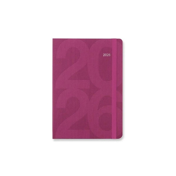 2026 Diary Letts of London Block A6 Week to View Pink 081667