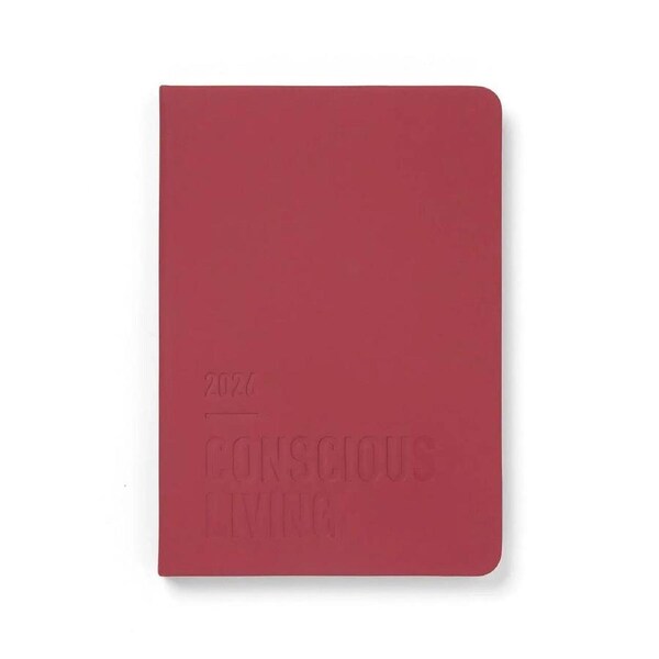 2026 Diary Letts of London Conscious Evergreen A5 Week to View Berry 082552