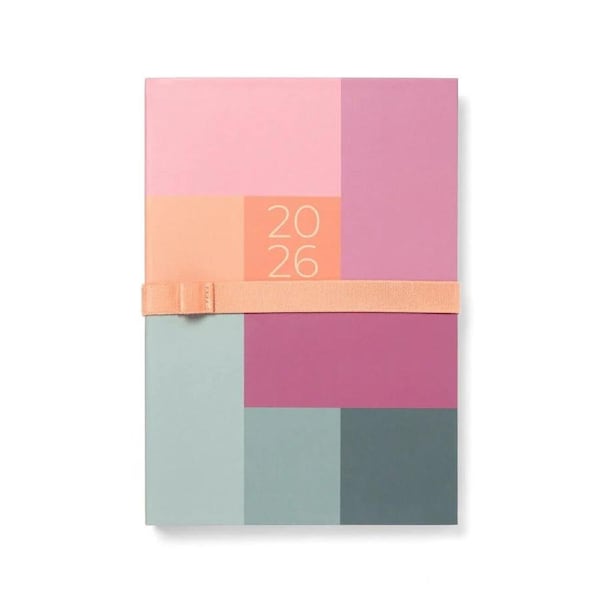 2026 Diary Letts of London Gradient A5 Day to Page w/ Appointments Rose 082573