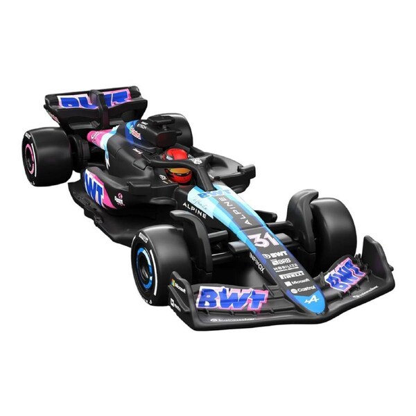 Hot Wheels Premium Formula 1 2024 BWT Alpine F1 Team A524 #31 Esteban Ocon Diecast Vehicle