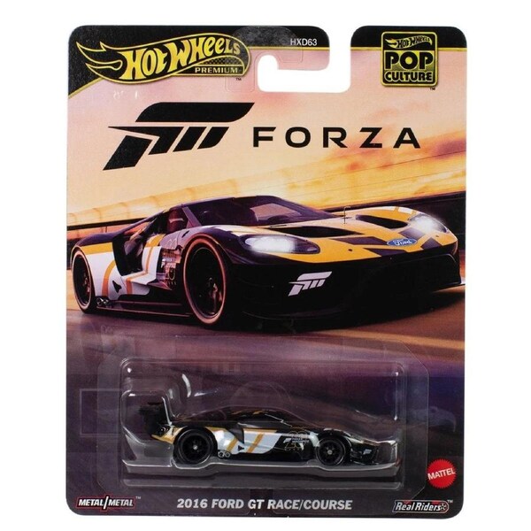 Hot Wheels Premium Pop Culture Forza 2016 Ford GT Race/Course Diecast Vehicle