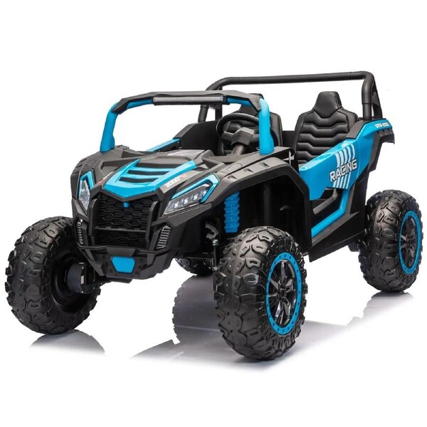 24V UTV Stinger Electric Kids Ride On Car - Aqua Blue