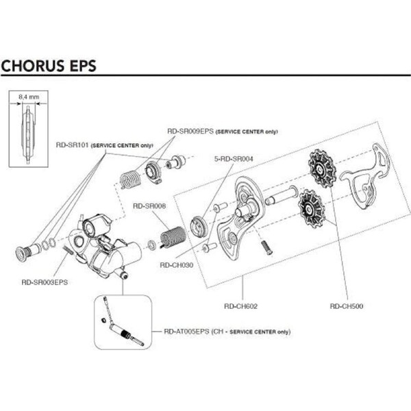 Campagnolo Eps Limit Switch Adjustment Screw RD-SR003Eps