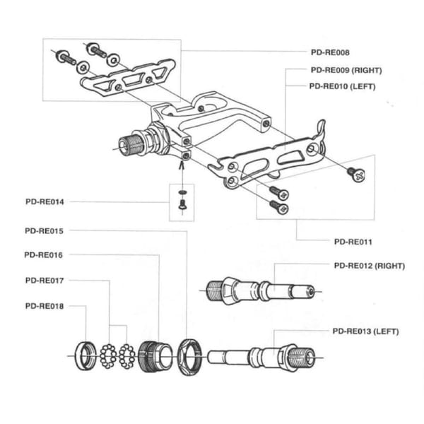 Campagnolo Pedal Adj Set - Left