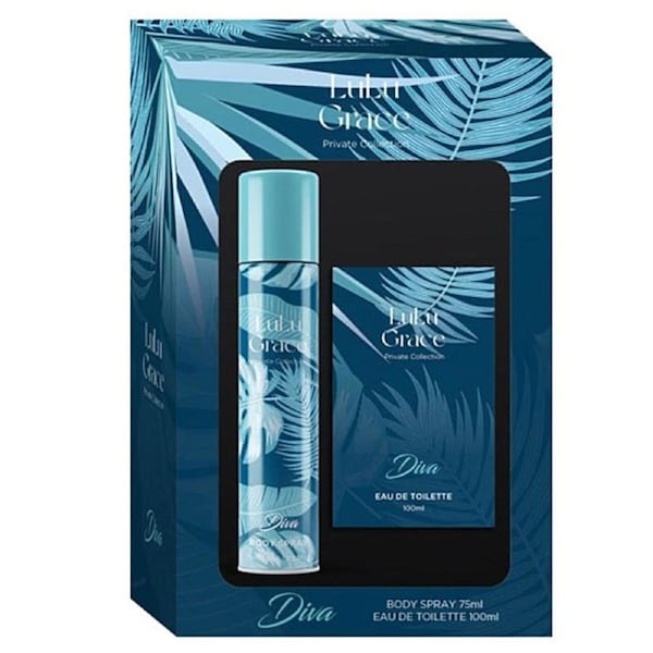 Lulu Grace Diva 2 Piece Gift Set - 100ml EDT & 75ml Body