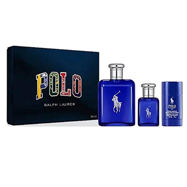 Ralph Lauren Polo Blue Refillable 3 Piece Gift Set