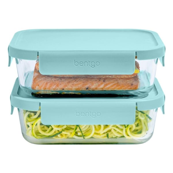 Bentgo 4 Piece Rectangle Glass Food Storage Set