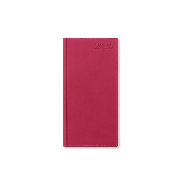 2026 Diary Letts of London Verona Slim Week to View Pink 080447