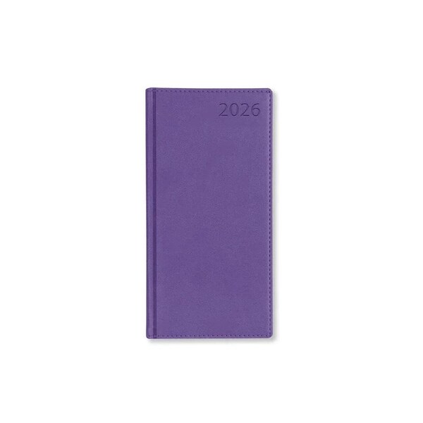 2026 Diary Letts of London Verona Slim Week to View Indigo 081241
