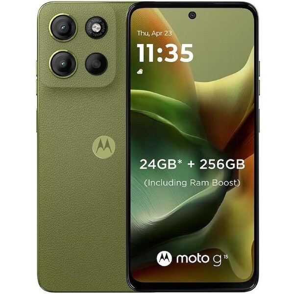 Motorola Moto G15 8GB 256GB Iguana Green - Brand New