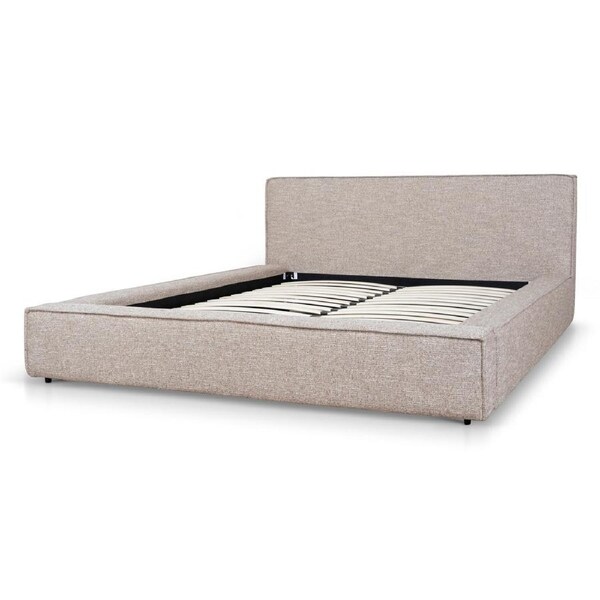 Castillo Queen Bed Frame - Stonish Beige