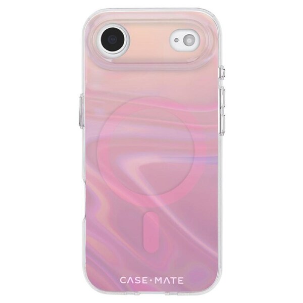 Case-Mate Peach Bubble iPhone Air MagSafe Case Iridescent [CM057470]