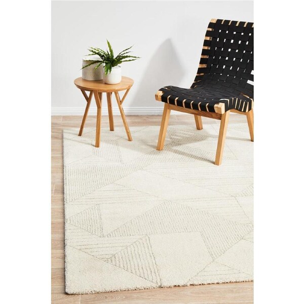 Rug Culture Abode Natural Multi Skandi Geometric Rug 290X200CM