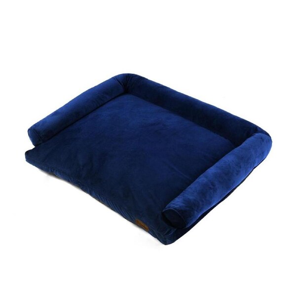 Corduroy Pet Sofa Bed (Navy) - Large