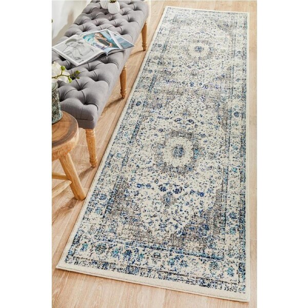 Rug Culture Abode Bone Vintage Look Runner Rug 400X80CM