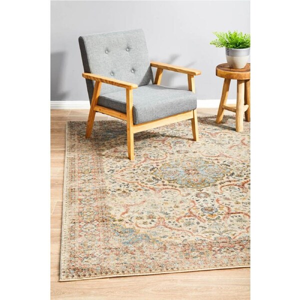 Rug Culture Abode Beige Multi Vintage Look Aztec Rug 290X200CM | Woolworths