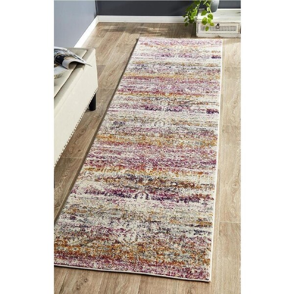 Rug Culture Sunset Durable Vintage Look Runner Rug 400X80CM