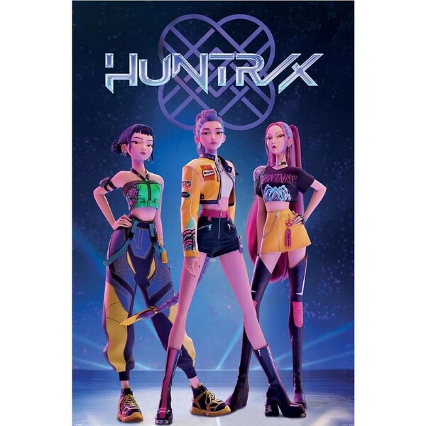 K-Pop Demon Hunters HUNTR/X Poster
