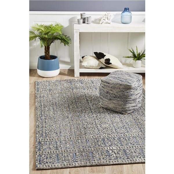 Rug Culture Levi 361 Navy Grey Rug 225X155CM