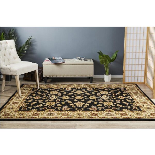 Rug Culture Sydney 1 Black Ivory Rug 400X80CM