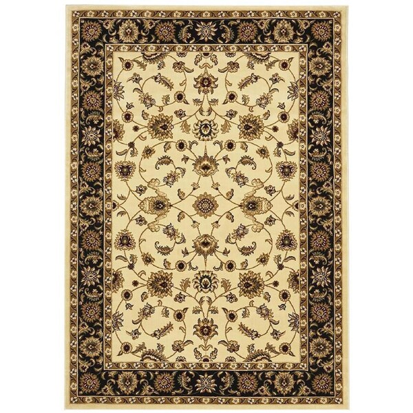 Rug Culture Sydney 1 Ivory Black Rug 400X300CM