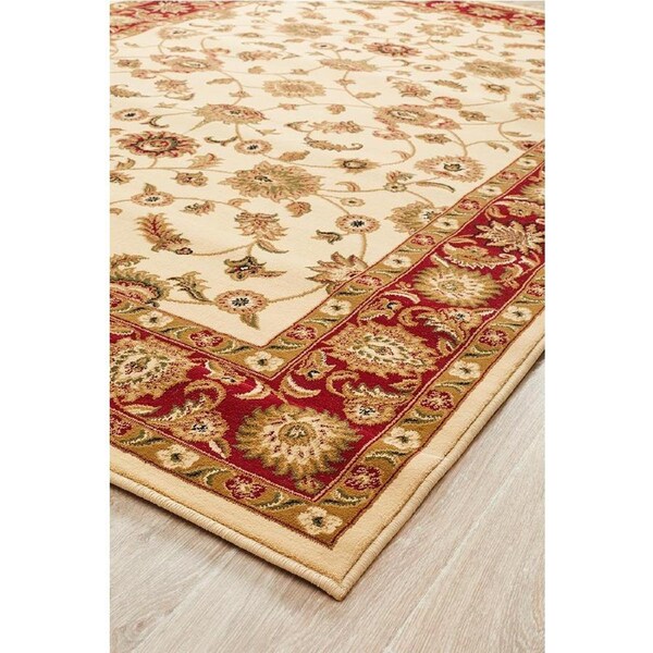 Rug Culture Sydney 1 Ivory Red Rug 290X200CM