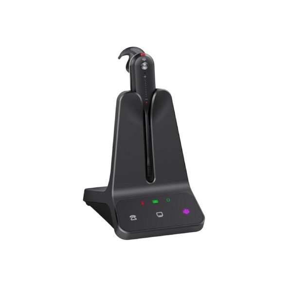 Yealink WH63 E2 Convertible DECT Wireless Teams Headset 8 hours talk time185m Wireless range Dual microphone Multi-device Connectivity