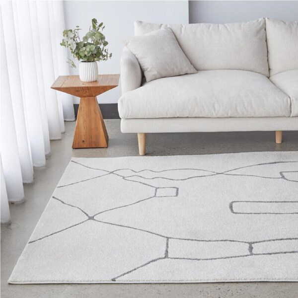 Paradise Amy Grey Rug by Rug Culture 400X80CM