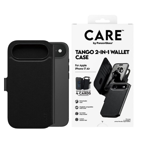 PanzerGlass CARE by Feature Tango 2-in 1 MagSafe Case for iPhone Air - Black
