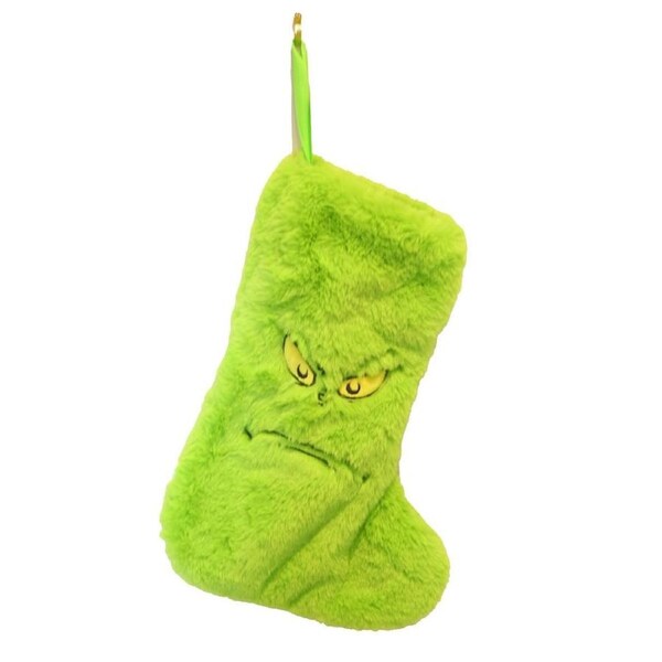 Grinch Frown Stocking